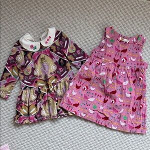 Baby Boden Pink and Purple Kids Dresses